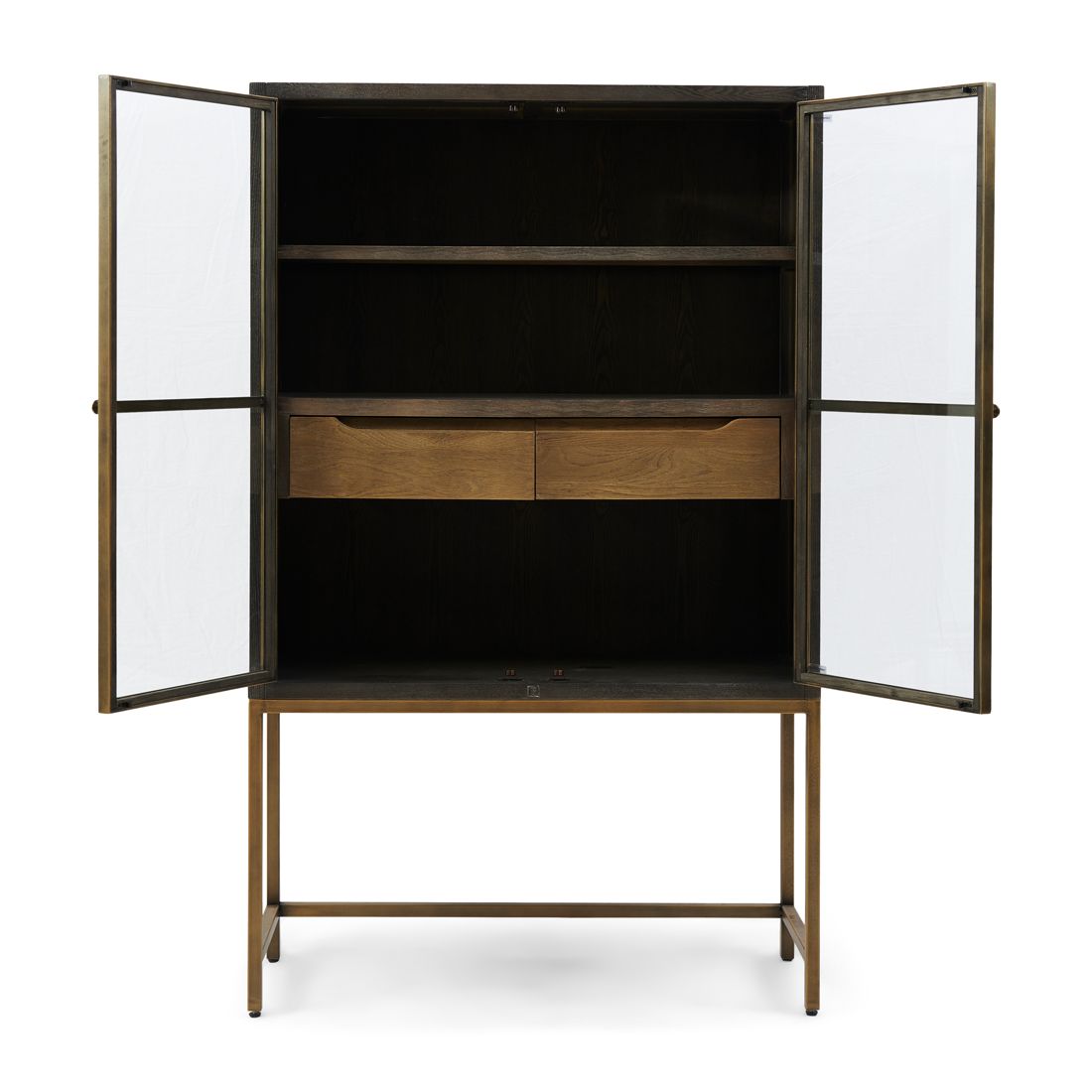 Mueble Bar de hierro y roble - Imagen 2