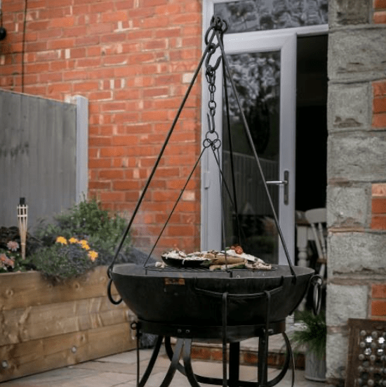 Trípode Cocina con Cadena Ajustable a Caldero - Imagen 2